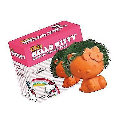 Hello Kitty Chia Pet Handmade Decorative Planter Sanrio Collectible for ...