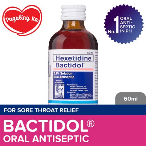 Bactidol Oral Antiseptic Gargle Mouthwash Ml For Sore Throat Itchy