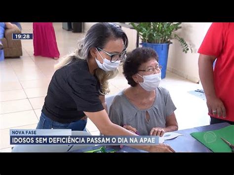 Nova fase idosos sem deficiência passam o dia na APAE de Ribeirão