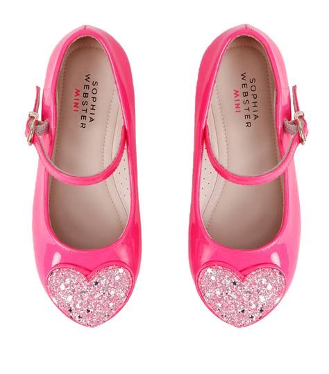 Sophia Webster Mini Patent Leather Amora Flats Harrods AU