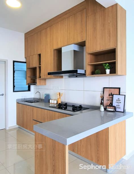 Rujukan Reka Bentuk Kabinet Dapur Dari Pakar Waterside Residence