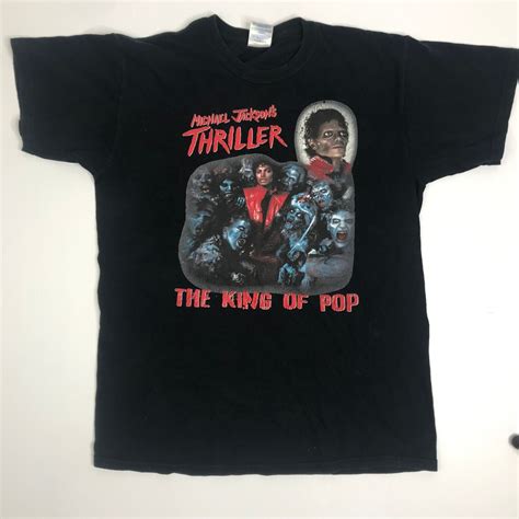 Vintage Michael Jackson Thriller T Shirt The King Of Pop 1990S Bluefink