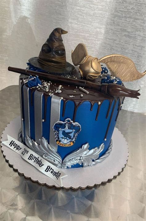 Cute Harry Potter Cake Designs Ravenclaw Golden Snitch Cake