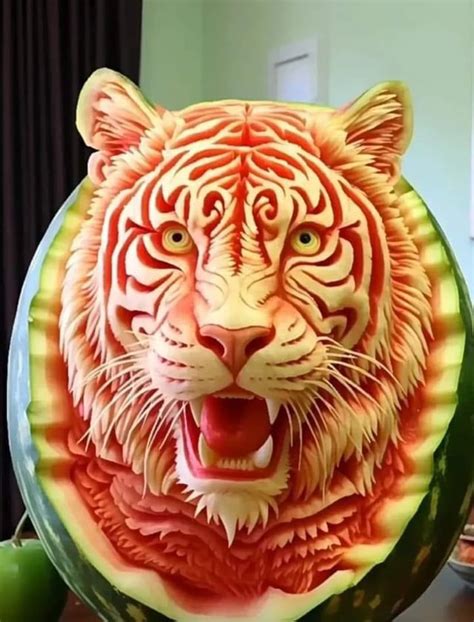 Intricate Watermelon Artistry Sculptures Too Stunning To Consume Best Art Zone