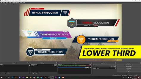 How To Set Up An Animated Lower Third In Obs Studio Youtube Otosection