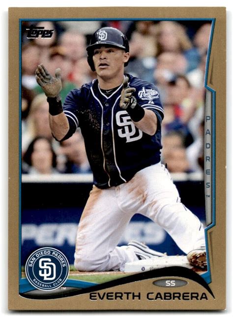 Topps Everth Cabrera Baseball Cards Ebay