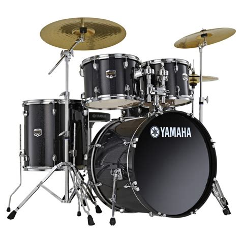 DISC Yamaha Gigmaker Drum Kit, 22" Rock, Black Glitter at Gear4music