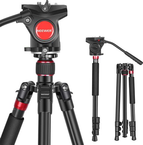 NEEWER 2 In 1 Aluminum Alloy Camera Tripod Monopod 71 2 181 Cm With 1