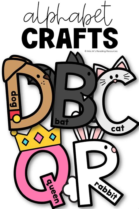 Alphabet Crafts Phonics Crafts Letter Recognition Beginning Sounds ...