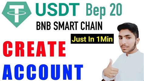 Create Usdt Bnb Smart Chain Wallet Usdt Bep Wallet Kaise Banaye