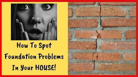 Foundation Problems How To Spot Signs Of Foundation Problems YouTube