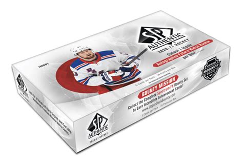 2020 21 Upper Deck Sp Authentic Hockey Hobby Box Collectors Avenue