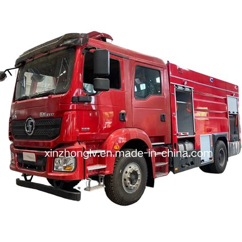 Shacman 4X2 7000 Liters Water Foam Tanker Fire Fighting Trucks Water