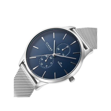 Buy Strand By Obaku Beaufort Blue Dial Multifunction Watch For Men