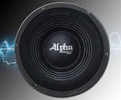 Woofer Alpha Khromus Alpha Pol W Rms Ohms R Em