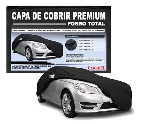 Capa Cobrir Carro Sedan Impermeável Forrada Couricarbon Gg Frete grátis