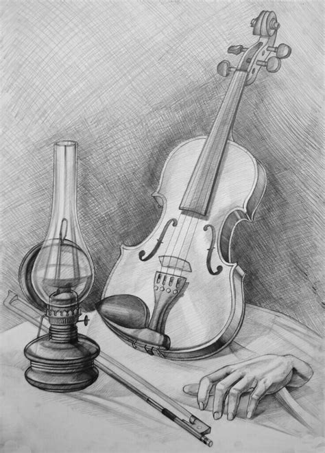 Music Pencil Drawing