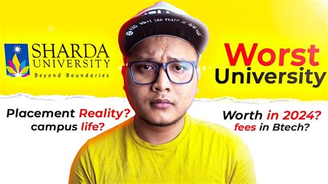 Sharda University A Worst University Worth It In Placement