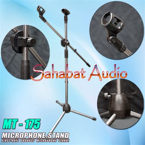 Jual Stand Mic Tinggi MT 175 Microphone Stand MT 175 Stand Mic