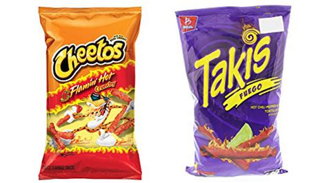 Takis Fuego Vs Hot Cheetos