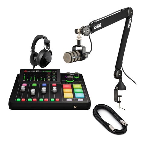 Rode Rodecaster Duo Solo Podcasting Bundle Gear Music