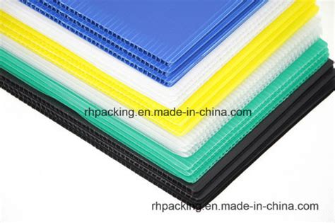 China Construction And Building Plastic Protection Board Colored