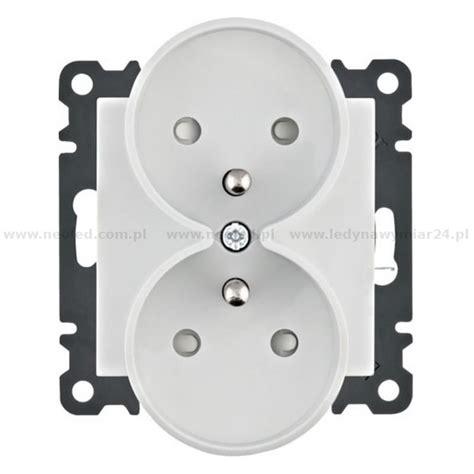 Mechanizm Gniazda Podw Jnego Z Uziemieniem X P Z Bia Y Wl Lumina