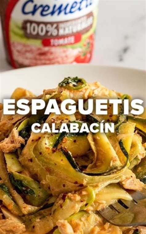 Espaguetis de calabacín con salsa de queso Realfooding