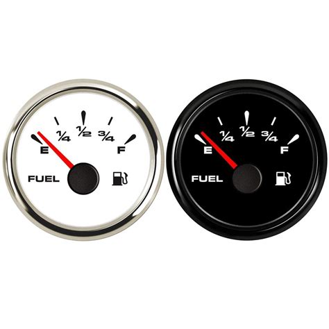 Universal Marine Fuel Gauge Digital Fuel Level Gauge Waterproof Fuel Meter 7 Color Backlight