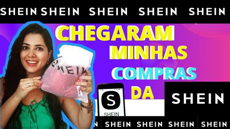 CHEGARAM MINHAS COMPRAS Da Shein YouTube