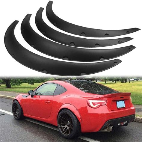 Universal Fender Flares Wide Body Kit Over Wheel Arch Extension Set ...