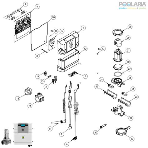 Recambios Clorador Salino Zodiac Poolaria