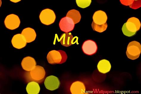 Mia Name Wallpapers Mia ~ Name Wallpaper Urdu Name Meaning Name Images Logo Signature