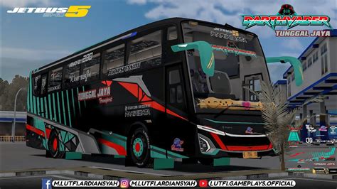 Vector Livery Tunggal Jaya Darth Vader Mod Bussid Terbaru V