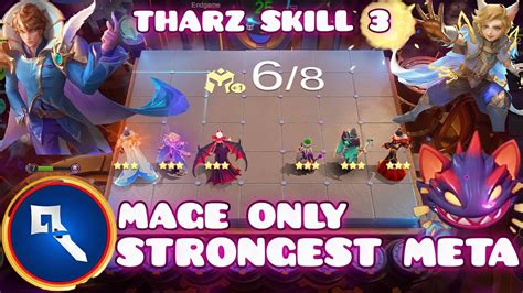 THARZ SKILL 3 PERFECT COMBO THE STRONGEST META IN MAGIC CHESS MAGE ONLY