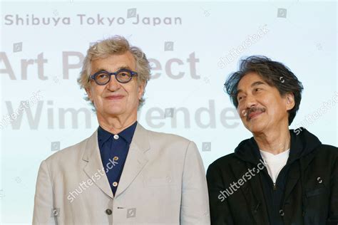 Wim Wenders Japanese Actor Koji Yakushor Editorial Stock Photo Stock