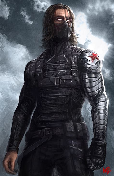 The Winter Soldier By W E Z On Deviantart