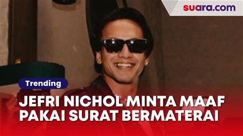 Jefri Nichol Temui Korban Doxing Dan Minta Maaf Pakai Surat Bermaterai