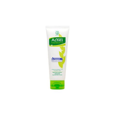 Mentholatum Acnes Natural Care Face Wash Deep Pore Cleanser Ml