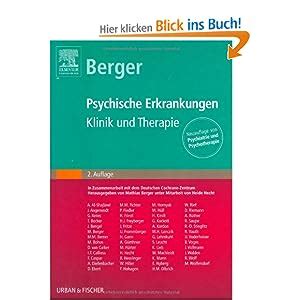 Psychische Erkrankungen Klinik Und Therapie Amazon De Mathias Berger