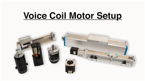 How To Set Up A Voice Coil Motor Youtube