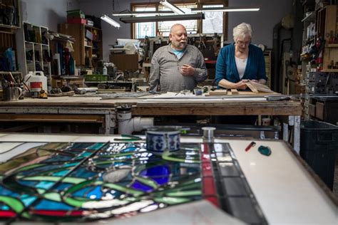 The Glass Cutter Rochesters Stained Glass Window Maker Shares Her Colorful Career Post