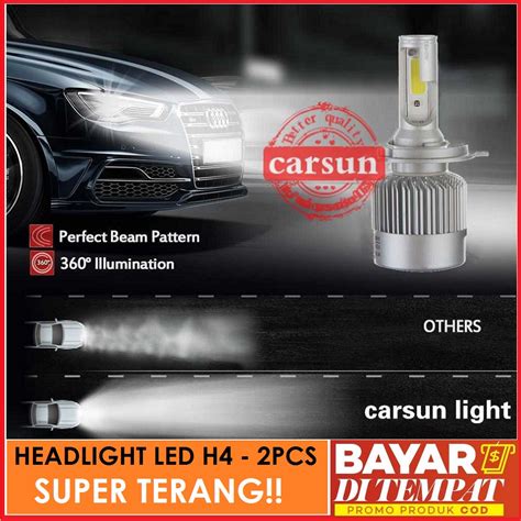 Jual Lampu Led Mobil H Cob Pcs C Lampu Led Mobil Depan Headlamp