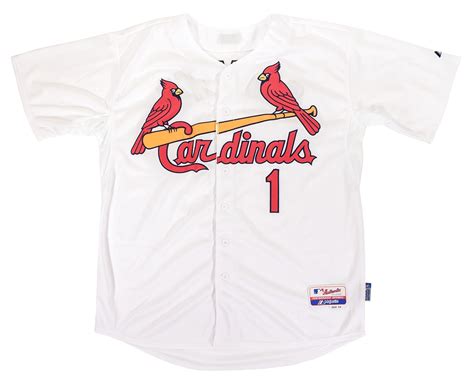 Ozzie Smith Autographed St Louis Cardinals Baseball Jersey Jsa Da