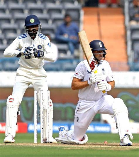 Hyderabad : First day of the first Test cricket match between India and England