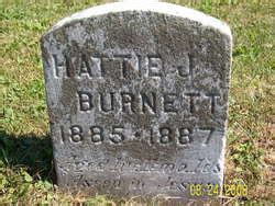 Hattie J Burnett 1885 1887 Mémorial Find a Grave