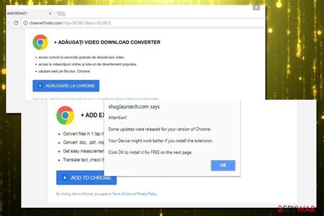 Remove Updates Were Released For Your Version Of Chrome Scam Free