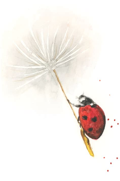 Ladybird Print Ladybird Art Ladybird Gift Ladybug Art Etsy Uk In