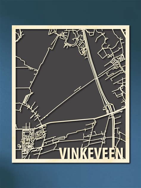 Citymap Vinkeveense Plassen Kopen Hout Kado Nl