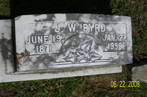 John Wesley Jw” Byrd 1871 1956 Find A Grave äreminne